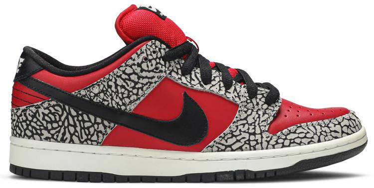 Supreme x Dunk Low Premium SB  Red Cement  313170-600 - DEEPREPS