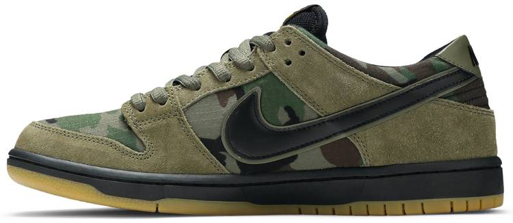 Zoom Dunk Low Pro SB  Camo  854866-209 - DEEPREPS