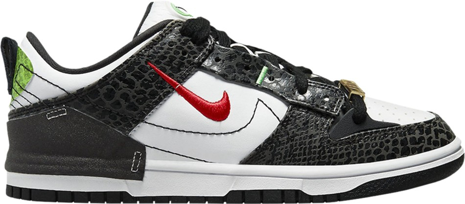 Wmns Dunk Low Disrupt 2  Just Do It   Black Snakeskin  DV1490-161 - DEEPREPS
