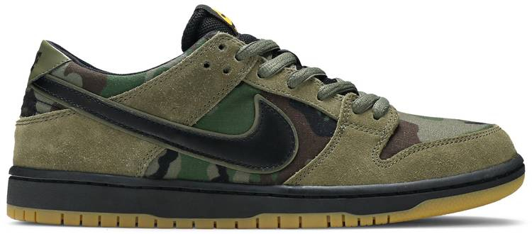 Zoom Dunk Low Pro SB  Camo  854866-209 - DEEPREPS