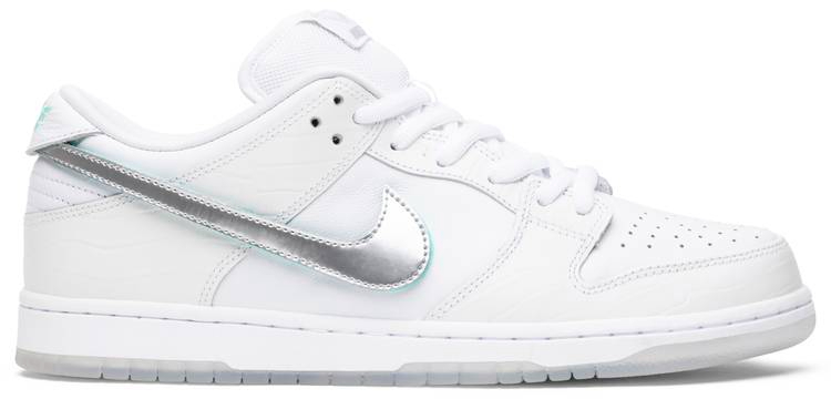 Diamond Supply Co. x Dunk Low Pro SB  White Diamond  BV1310-100 - DEEPREPS