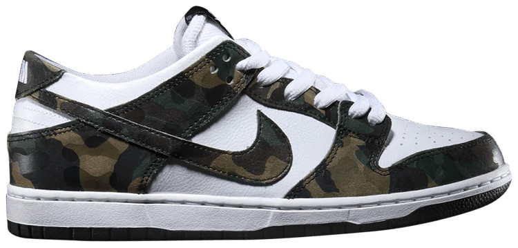 Zoom Dunk Low Pro SB  Camo  854866-331 - DEEPREPS