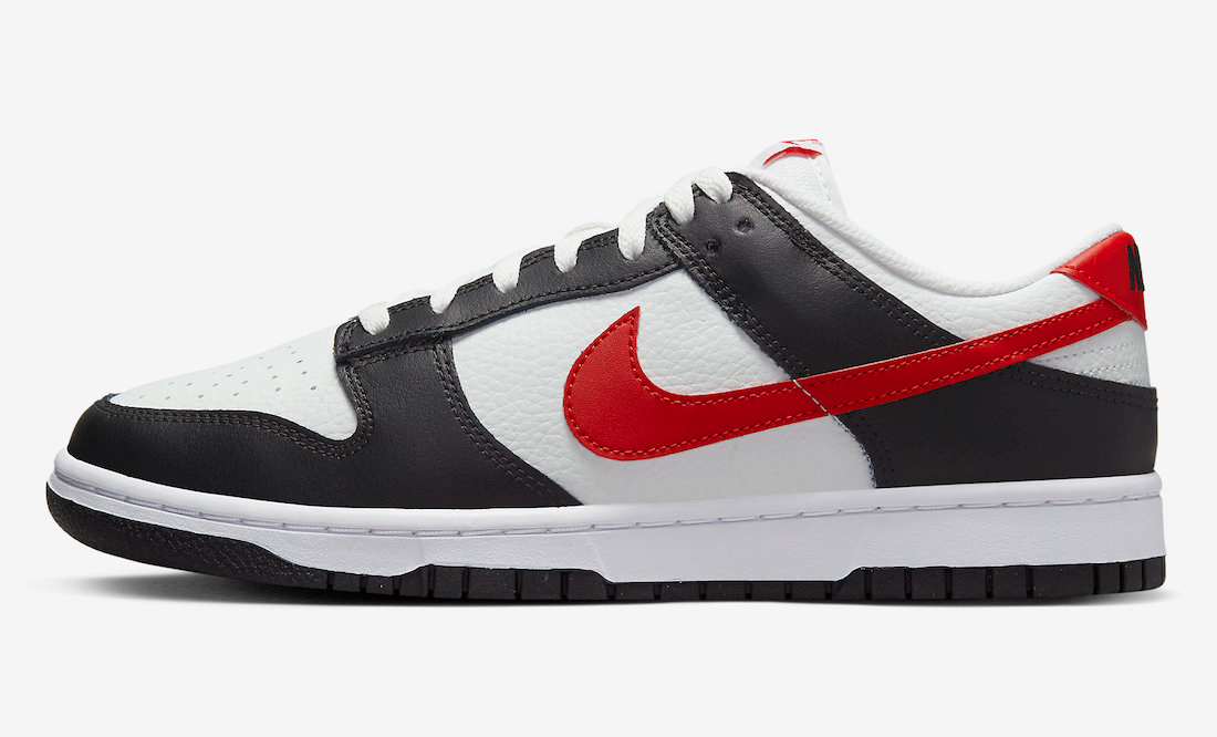 Dunk Low  Black White Red  FB3354-001 - DEEPREPS