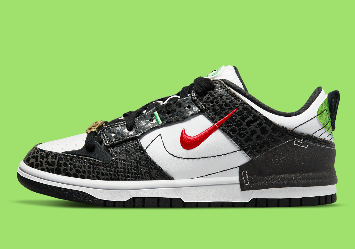 Wmns Dunk Low Disrupt 2  Just Do It   Black Snakeskin  DV1490-161 - DEEPREPS