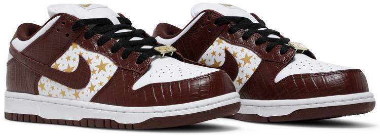Supreme x Dunk Low OG SB QS  Barkroot Brown  DH3228-103 - DEEPREPS