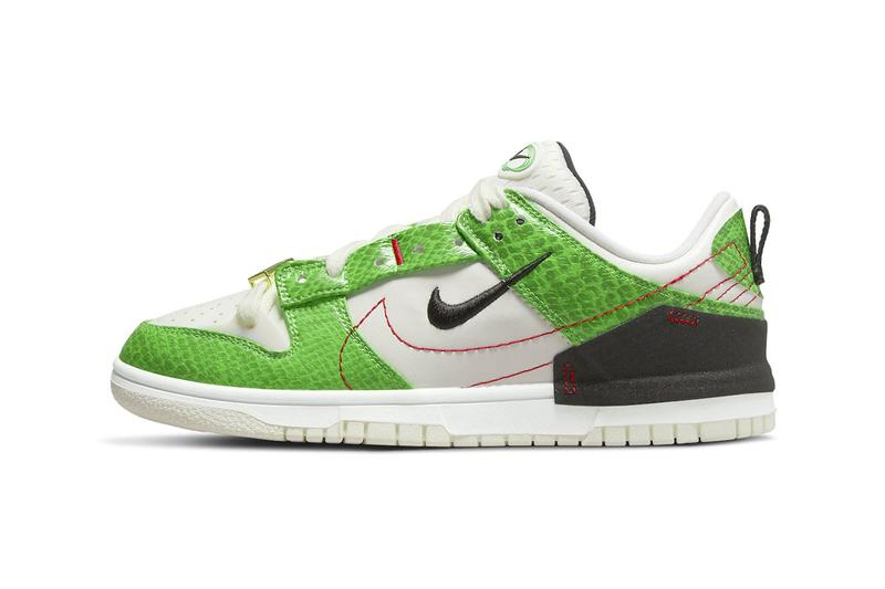Wmns Dunk Low Disrupt 2  Green Snakeskin  DV1491-101 - DEEPREPS