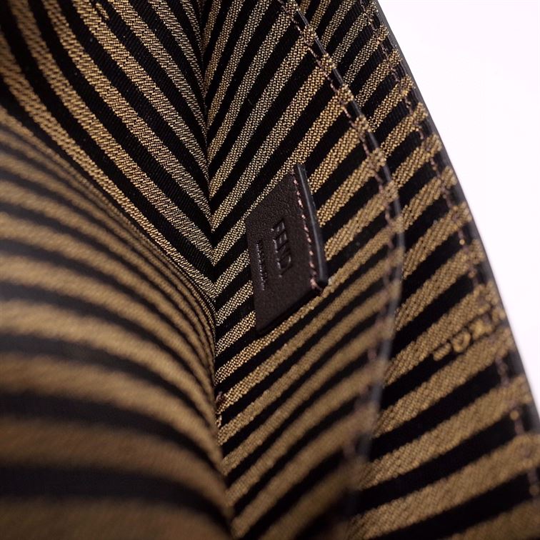 FENDI WALLET ON CHAIN WITH POUCHES BLACK MINI BAG   F054 - DEEPREPS