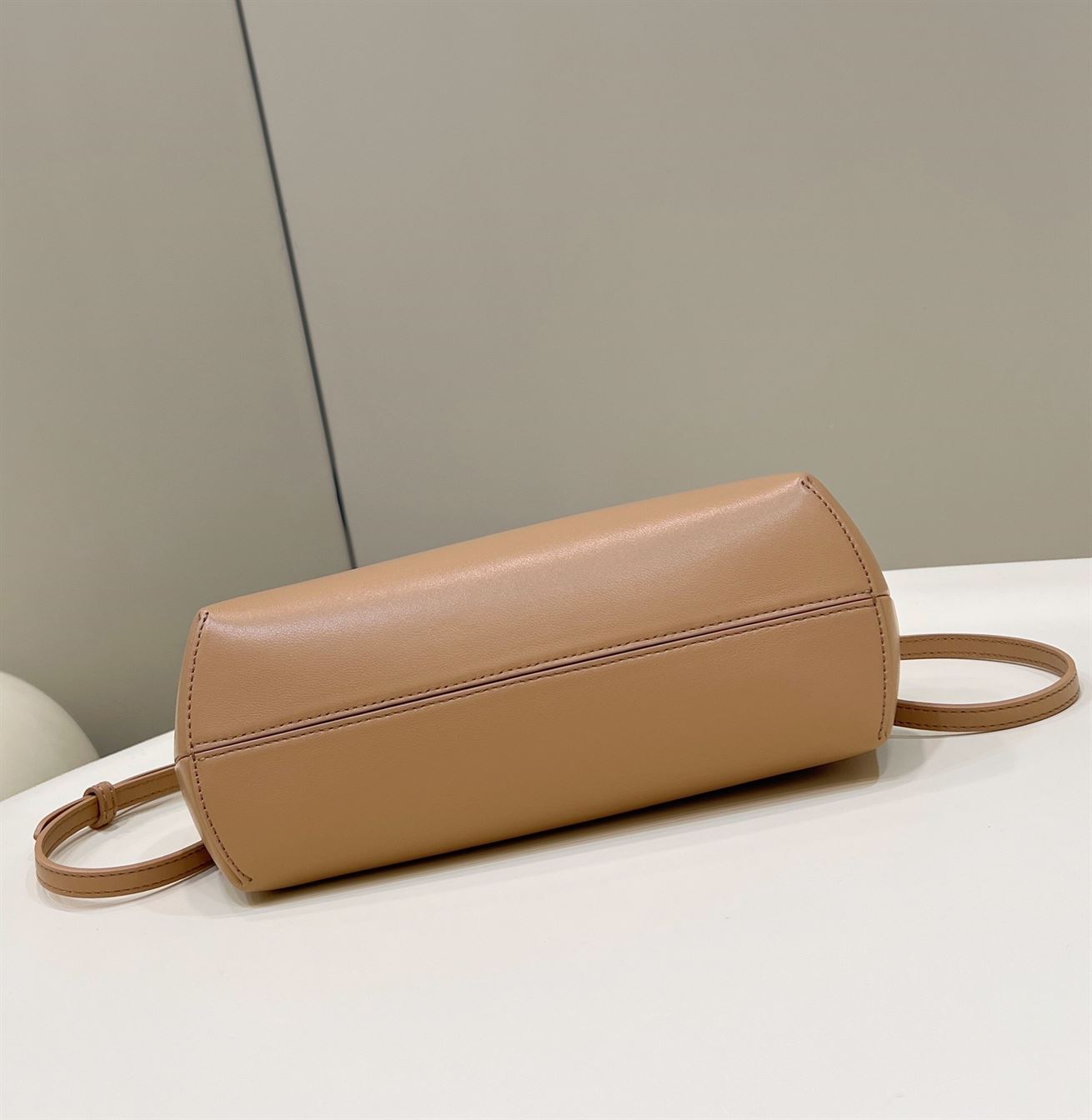 FENDI FIRST SMALL BROWN LEATHER BAG   F052 - DEEPREPS