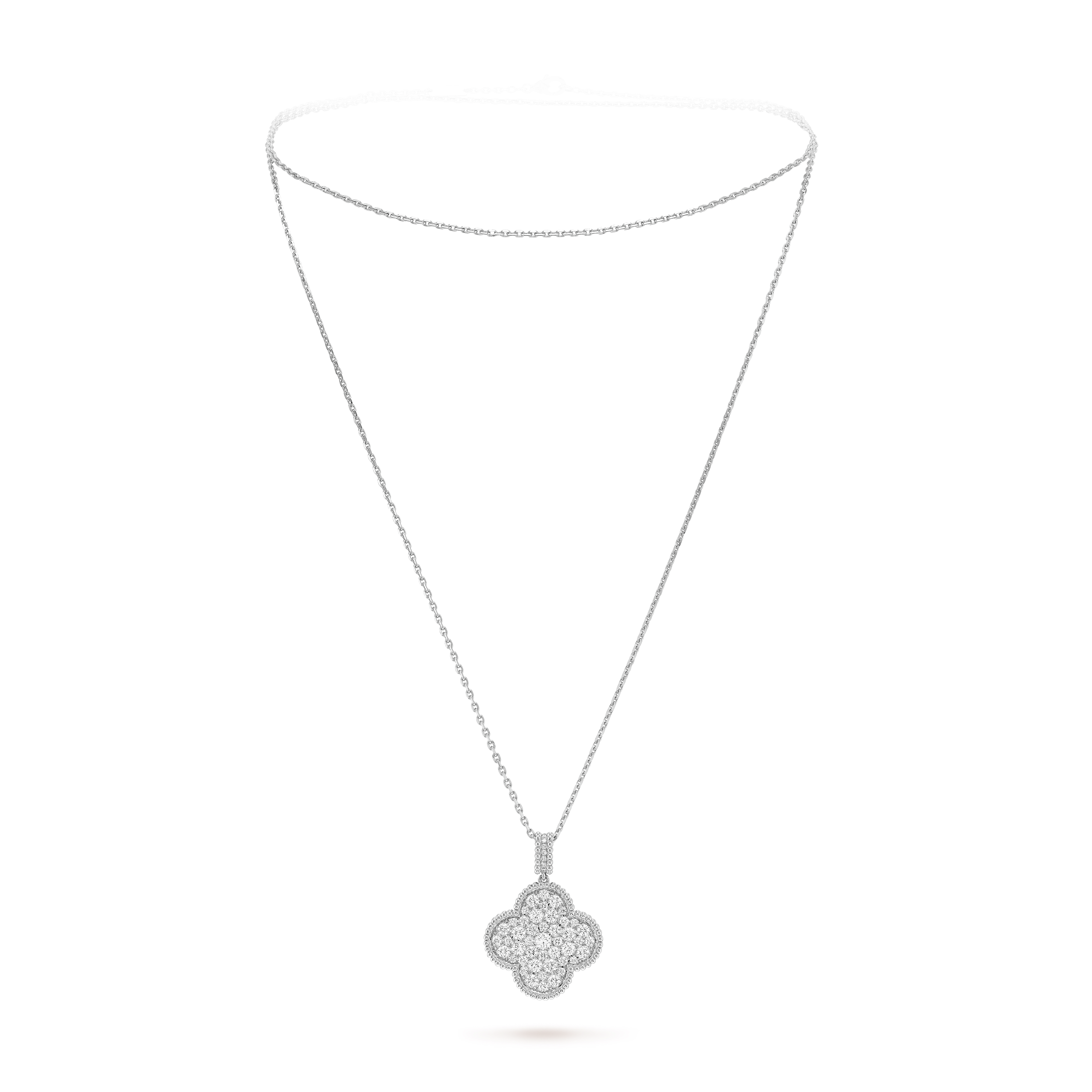 Magic Alhambra long necklace, 1 motif - DEEPREPS