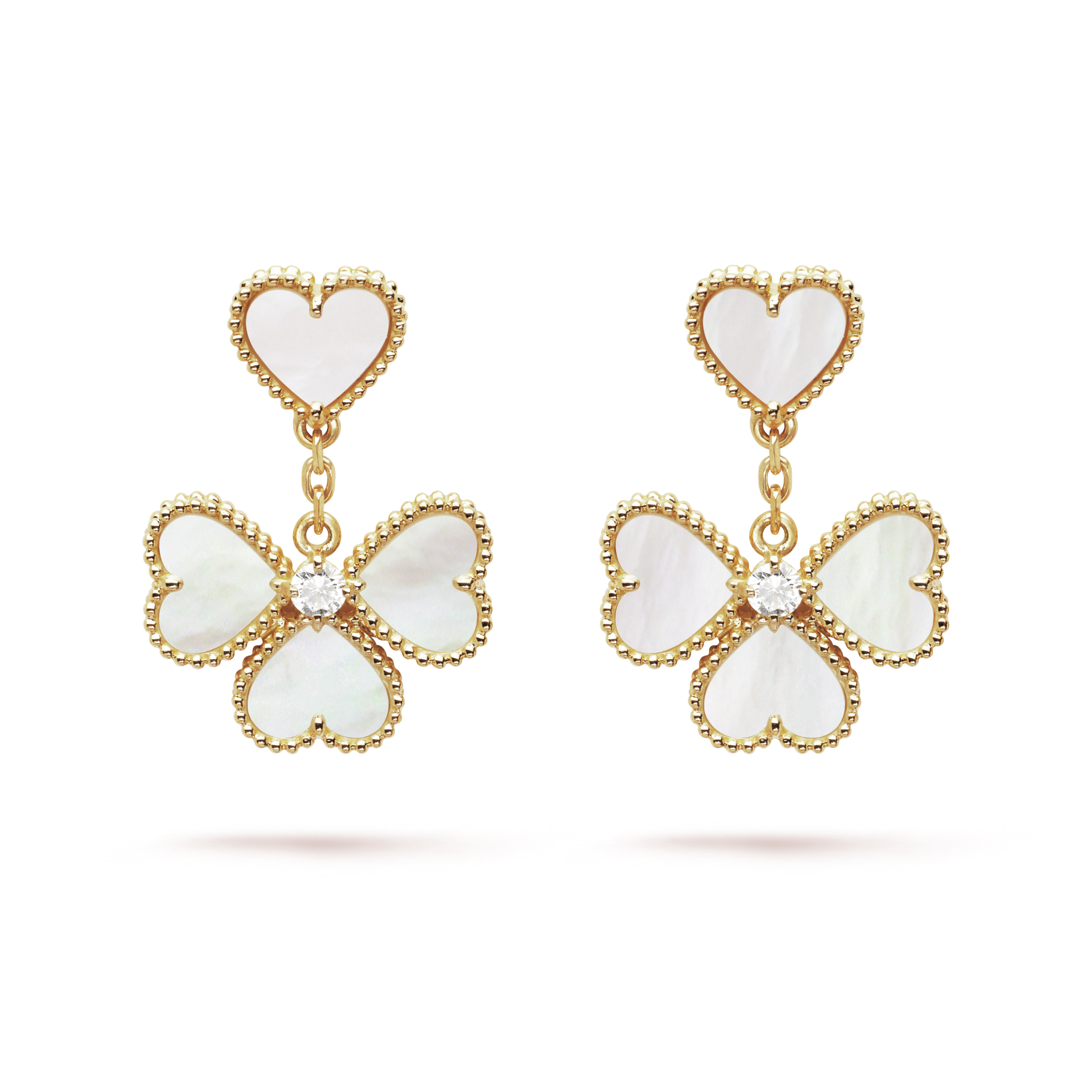 Sweet Alhambra effeuillage earrings - DEEPREPS
