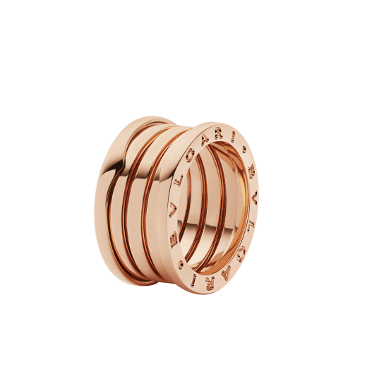 B.ZERO1 RING four-band ring in rose gold - DEEPREPS