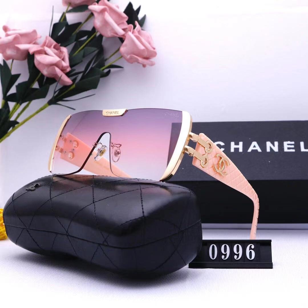 5 Colors Simple Frameless Chanel Gradient Polarized Sunglasses - DEEPREPS
