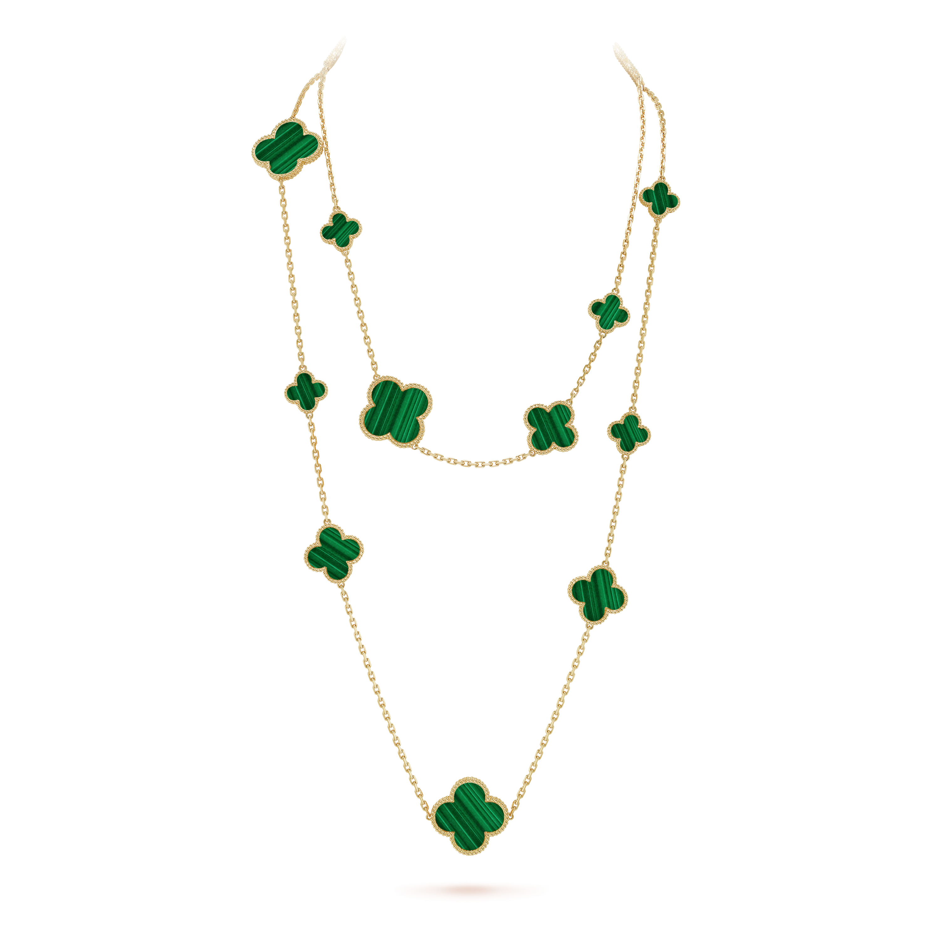 Magic Alhambra long necklace, 16 motifs - DEEPREPS