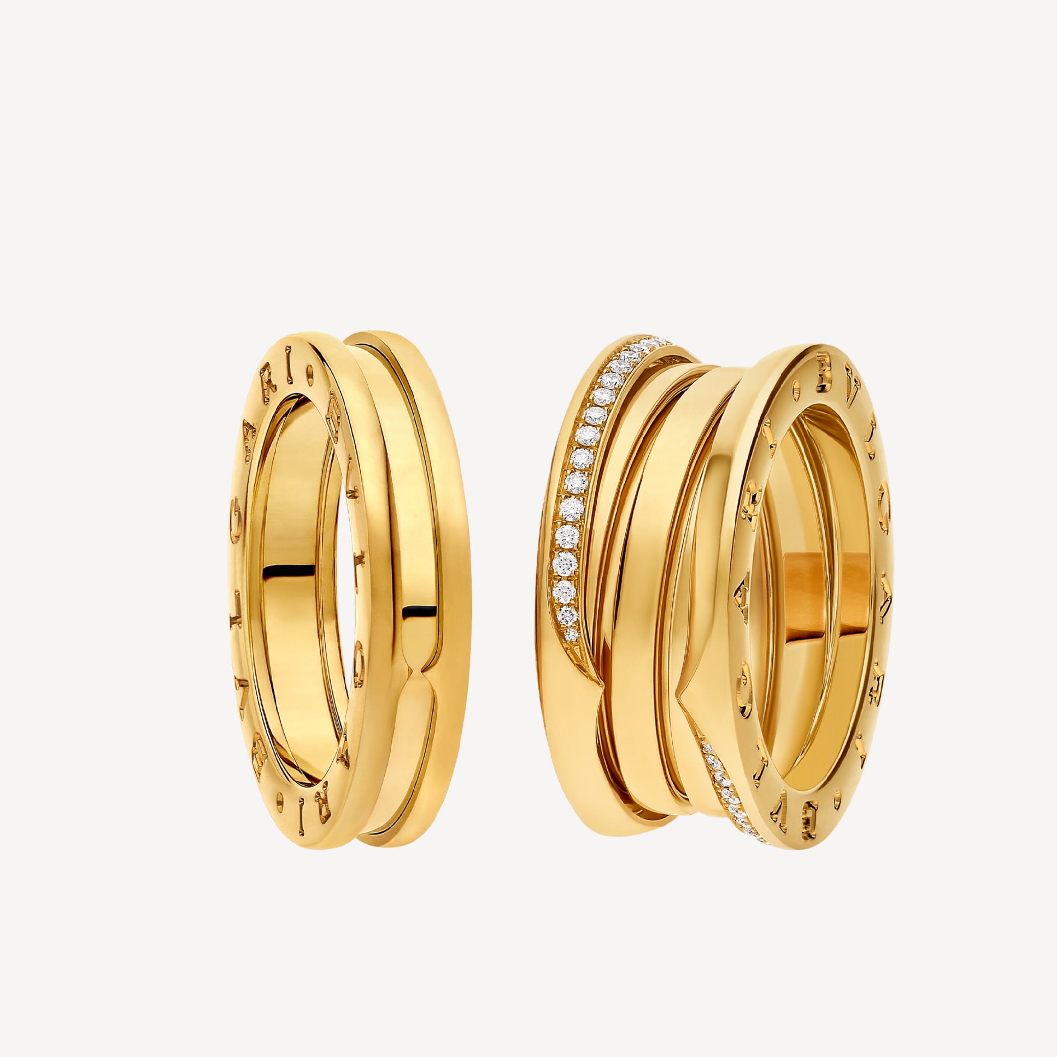 B.ZERO1 RING one-band ring in yellow gold - DEEPREPS