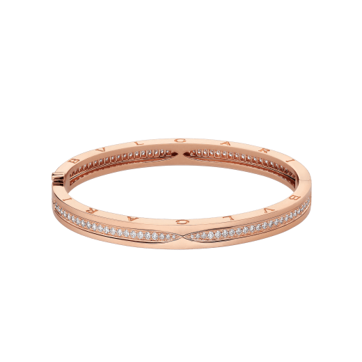 B.ZERO1 BRACELET in Rose Gold with Diamonds - DEEPREPS