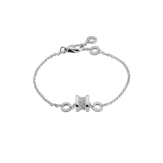 B.ZERO1 BRACELET in White Gold with Diamonds - DEEPREPS
