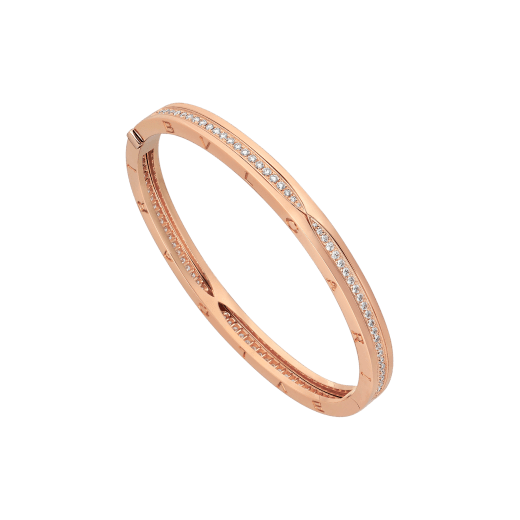 B.ZERO1 BRACELET in Rose Gold with Diamonds - DEEPREPS