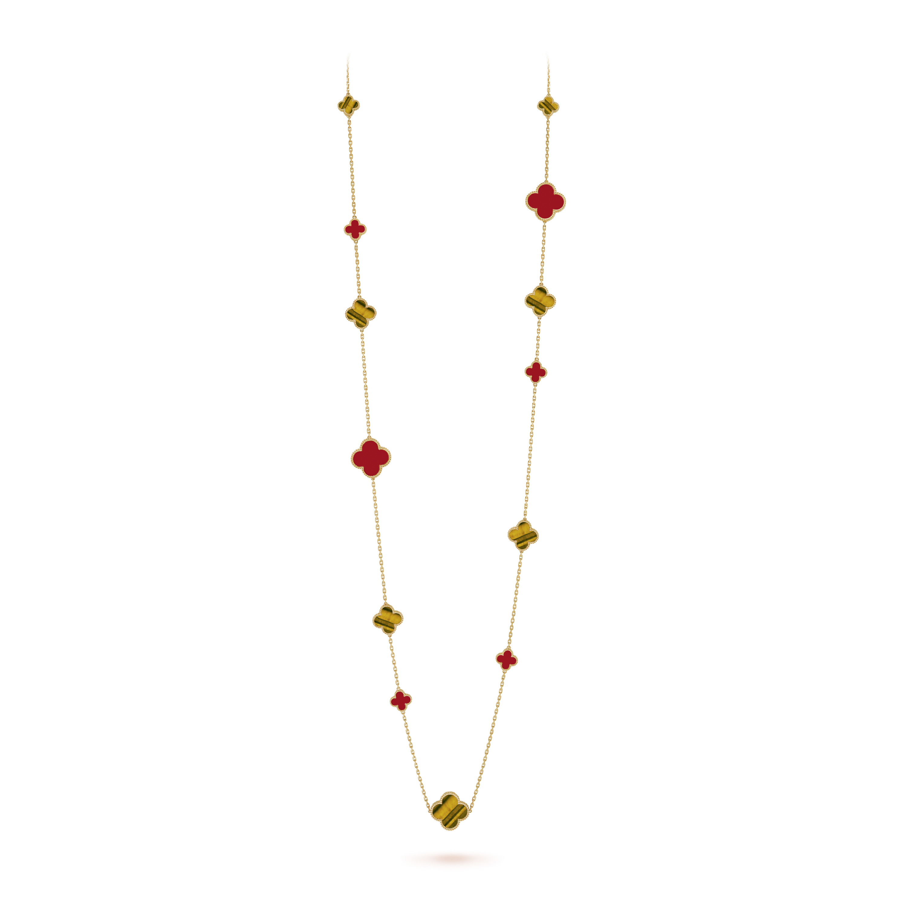 Magic Alhambra long necklace, 16 motifs - DEEPREPS