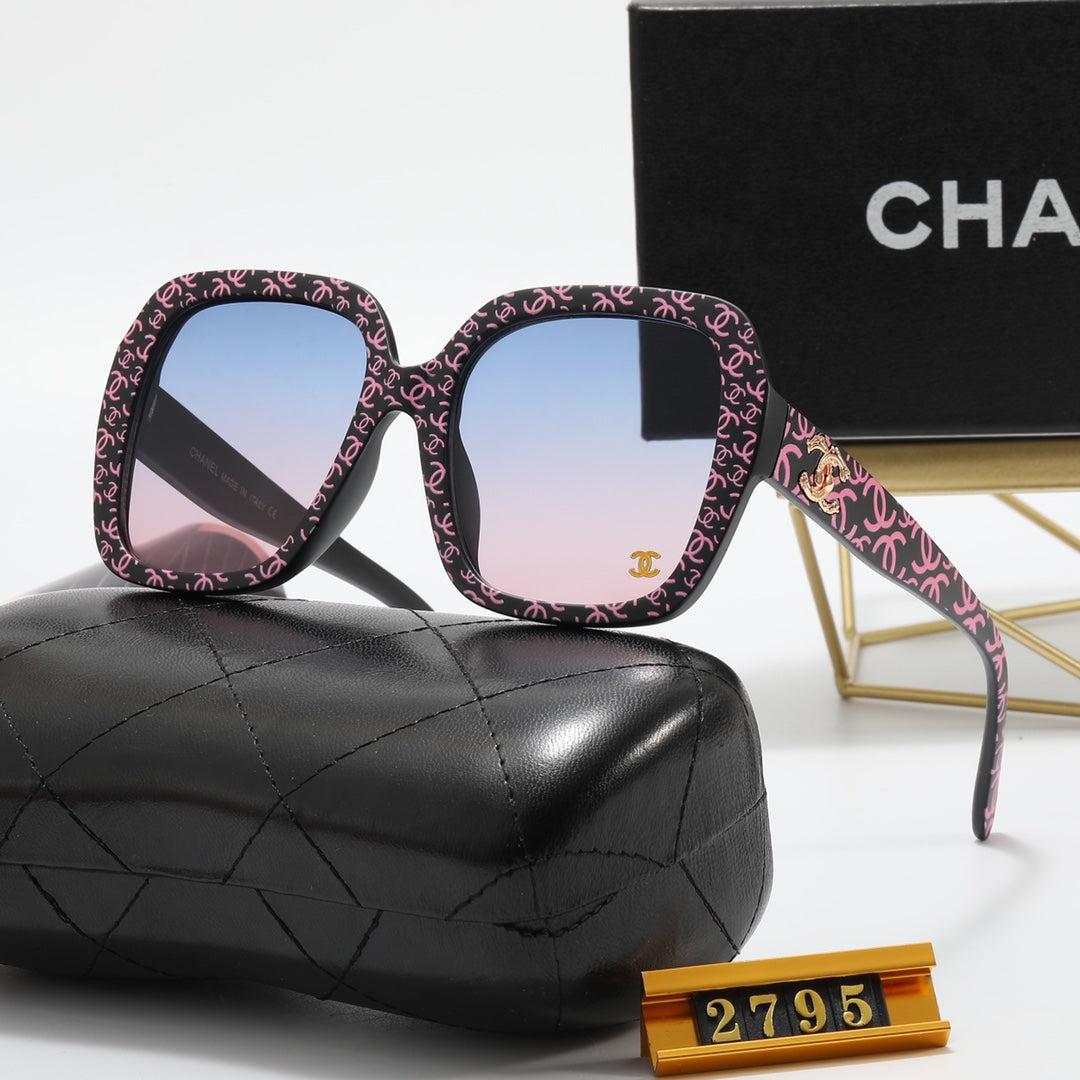 5 Colors Fashion Pattern Frame Sunglasses - DEEPREPS