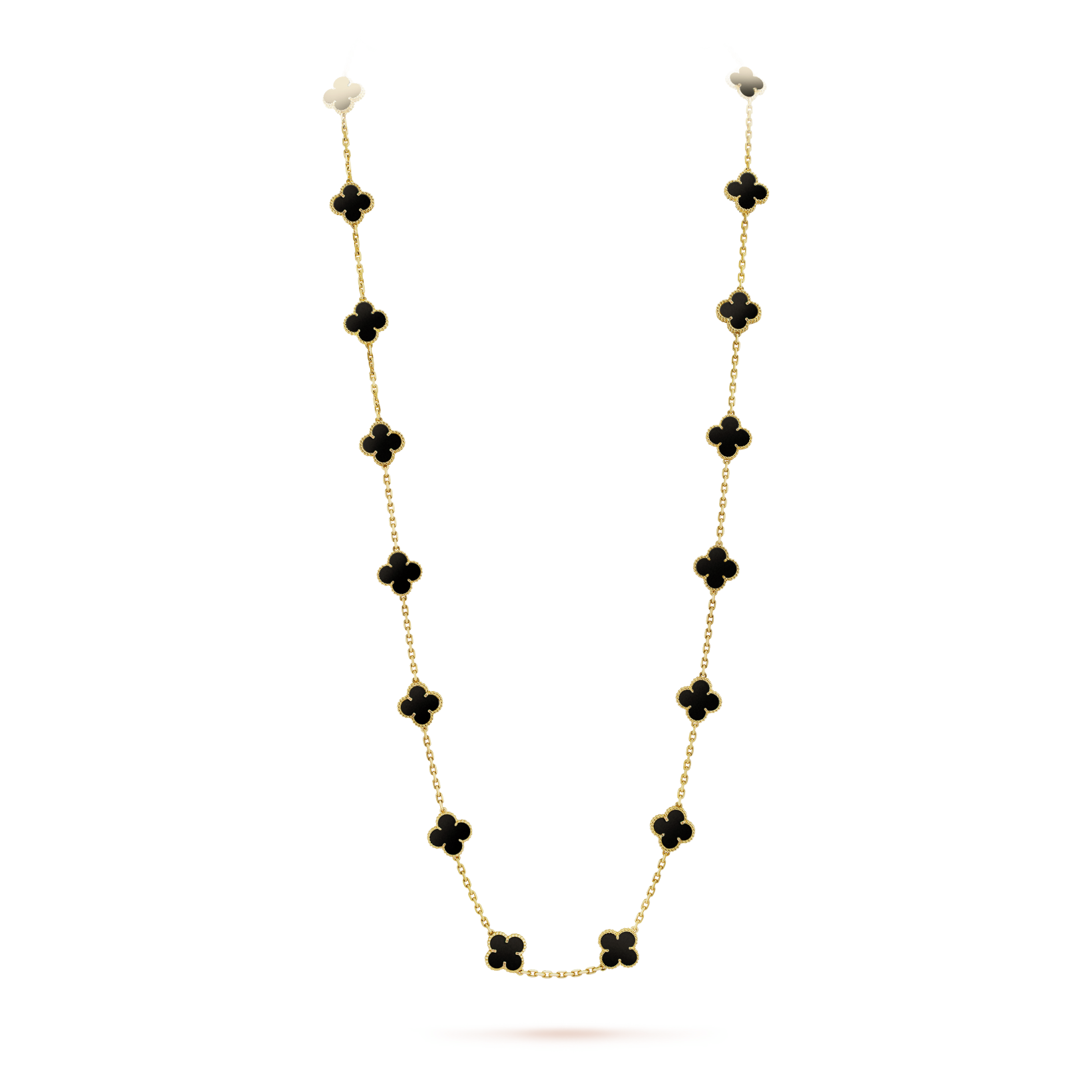 Vintage Alhambra long necklace, 20 motifs - DEEPREPS