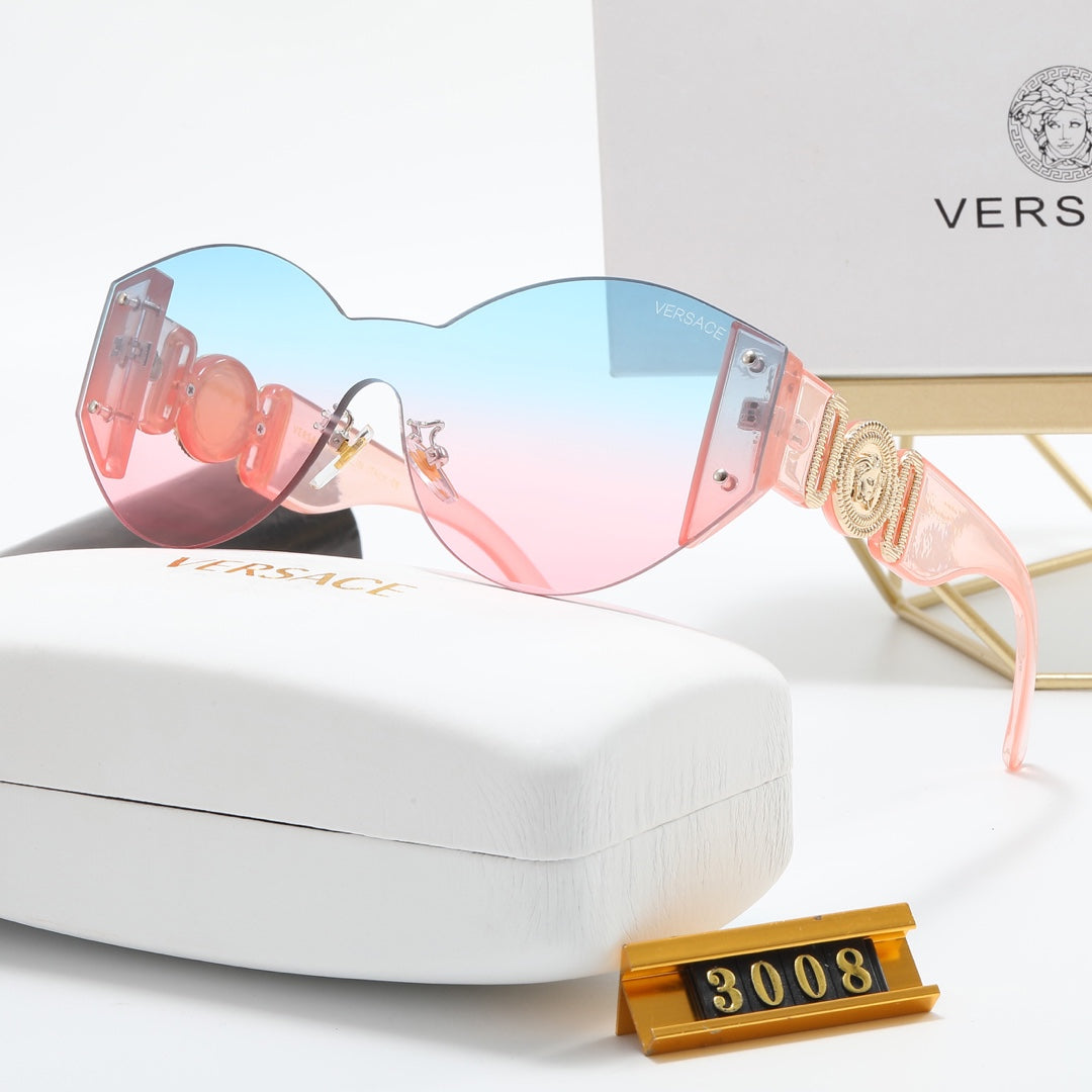 7 Colors Simple Oval One Piece Willow Ding Polarized Sunglasses - DEEPREPS