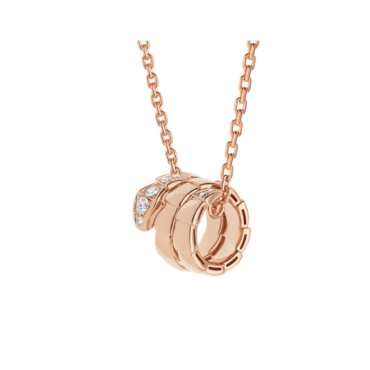 SERPENTI VIPER NECKLACE in Rose Gold - DEEPREPS