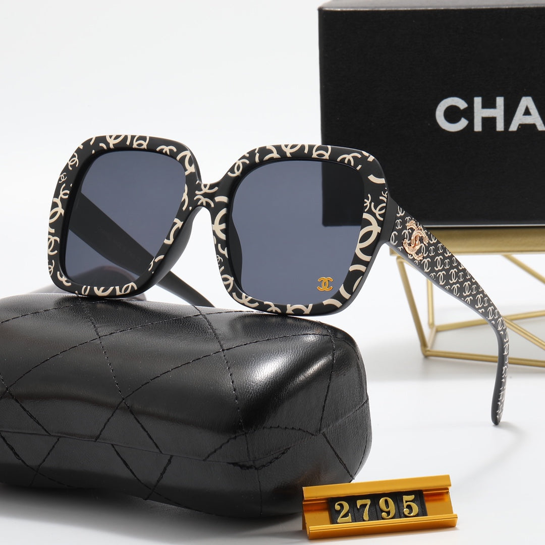 5 Colors Fashion Pattern Frame Sunglasses - DEEPREPS