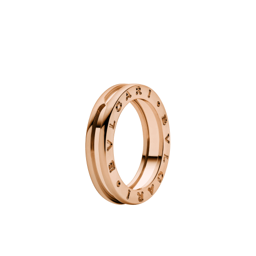 B.ZERO1 RING one-band ring in rose gold - DEEPREPS