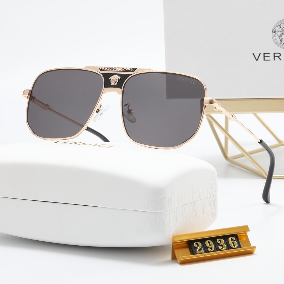 5 Colors Fashion Round Stripe Printed Polarized Sunglasses - DEEPREPS