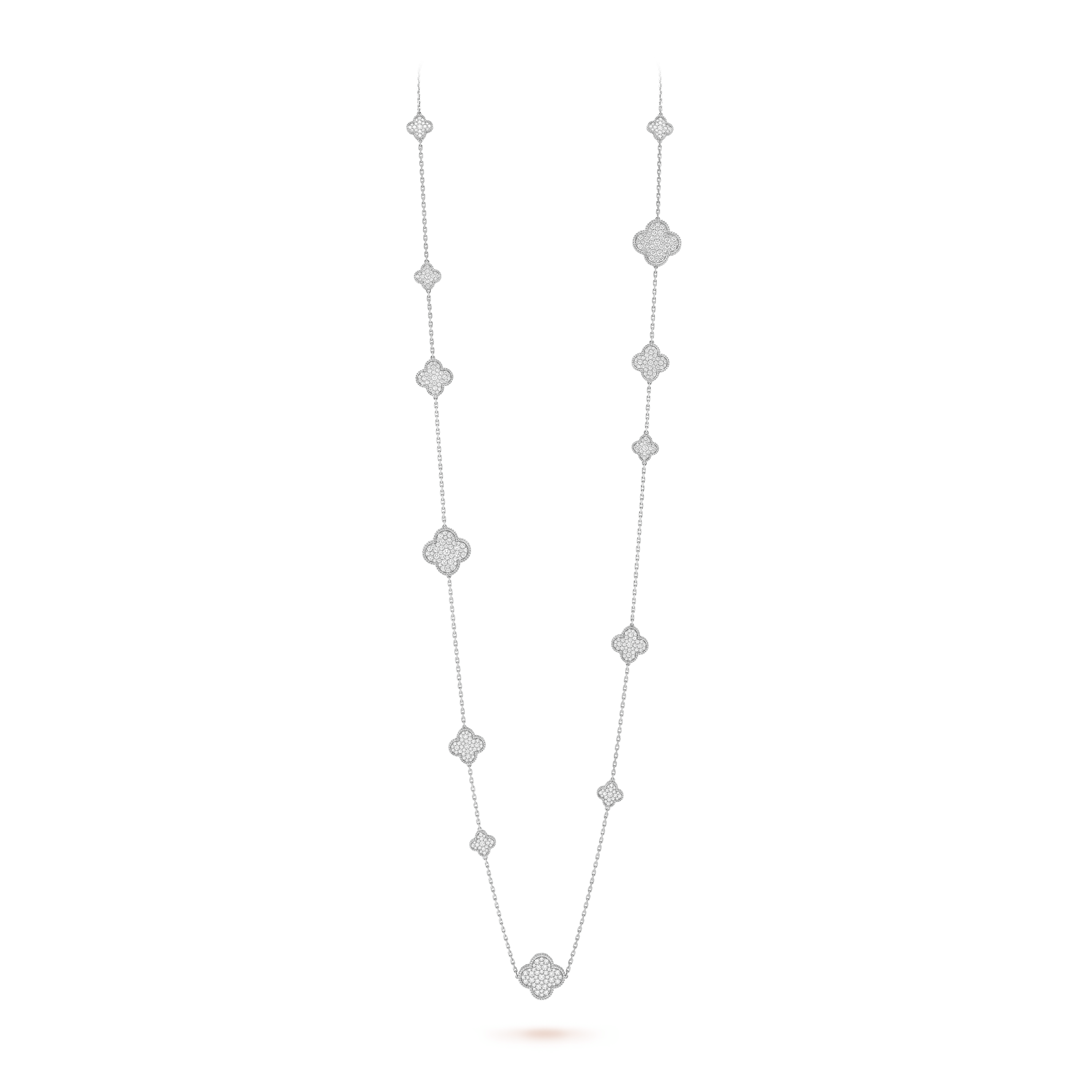 Magic Alhambra long necklace, 16 motifs - DEEPREPS