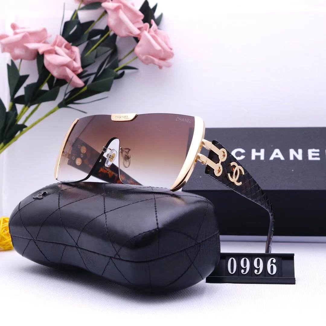 5 Colors Simple Frameless Chanel Gradient Polarized Sunglasses - DEEPREPS