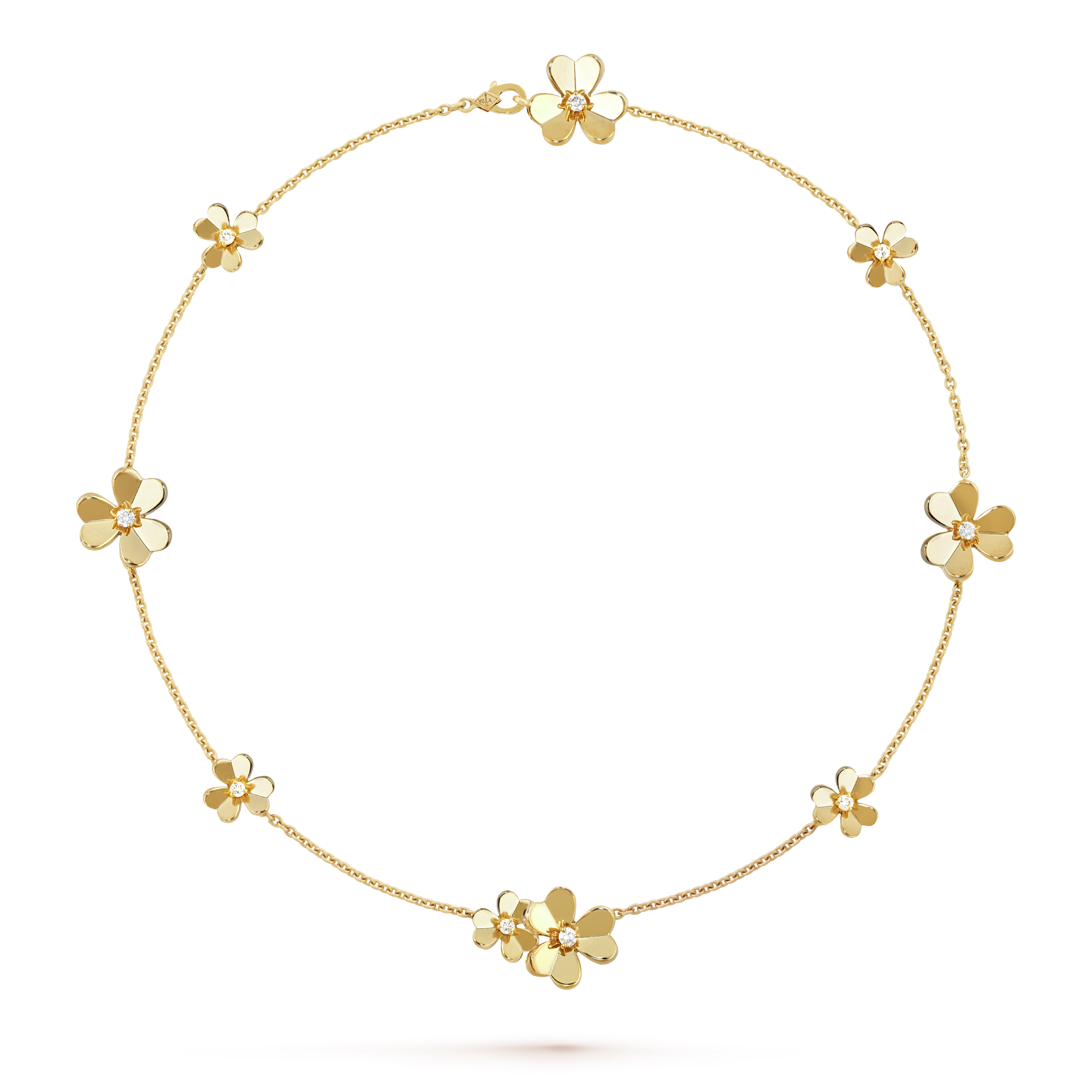 Frivole necklace, 9 flowers - DEEPREPS