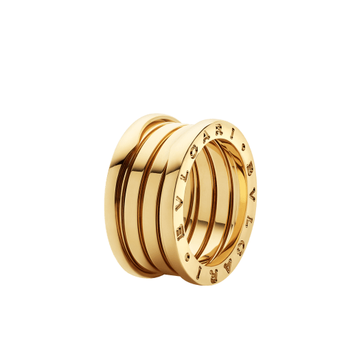 B.ZERO1 RING four-band ring in yellow gold - DEEPREPS