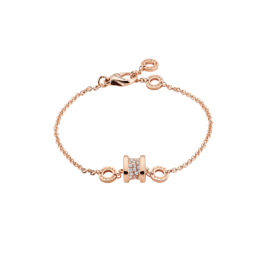 B.ZERO1 BRACELET in Rose Gold with Diamonds - DEEPREPS