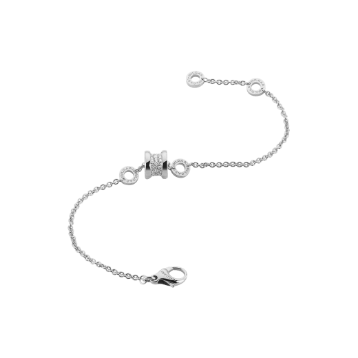 B.ZERO1 BRACELET in White Gold with Diamonds - DEEPREPS