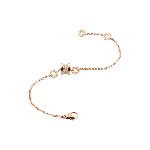 B.ZERO1 BRACELET in Rose Gold with Diamonds - DEEPREPS