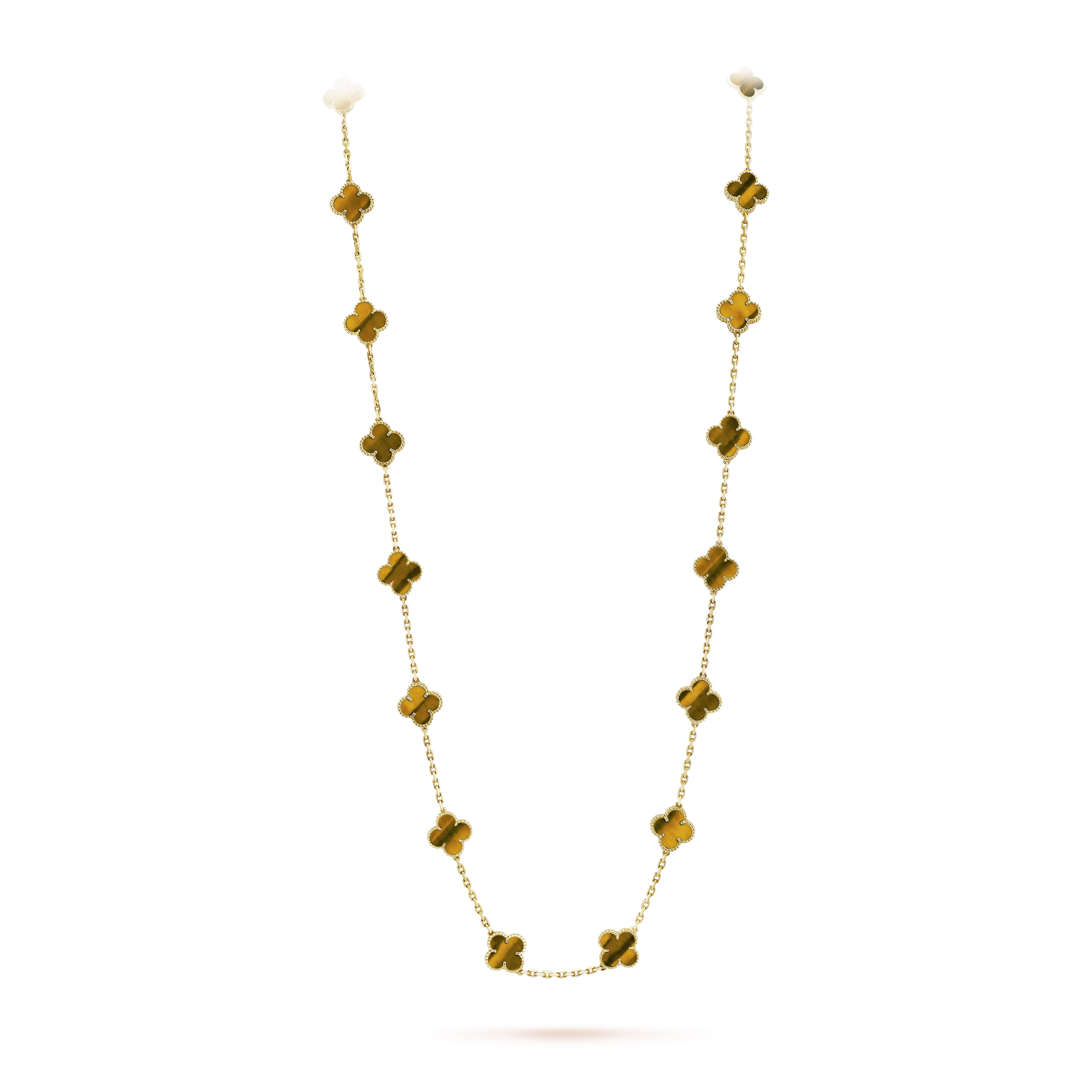 Vintage Alhambra long necklace, 20 motifs - DEEPREPS