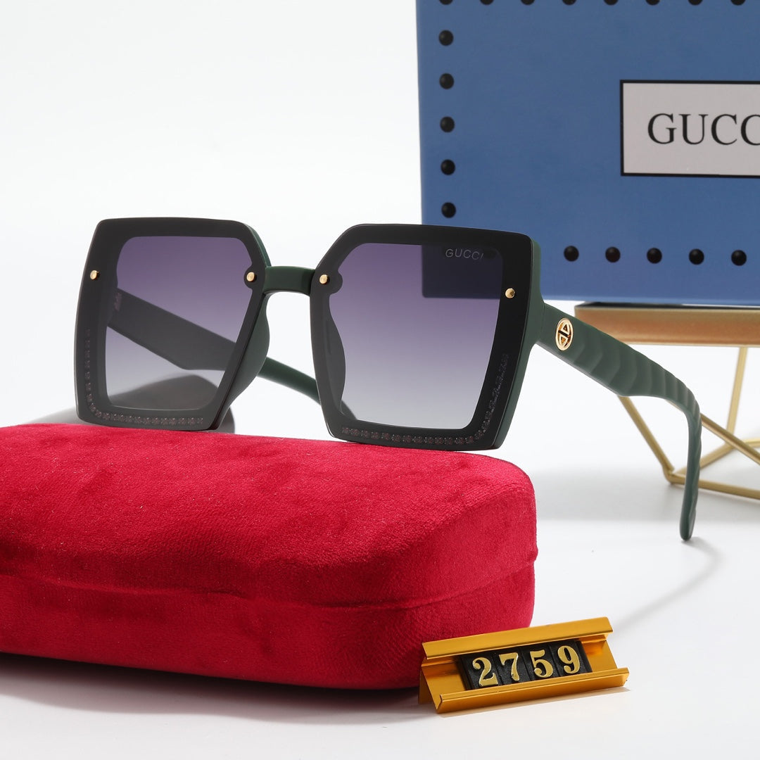 4 Colors Fashion Ripple Temple Polarized Sunglasses - DEEPREPS