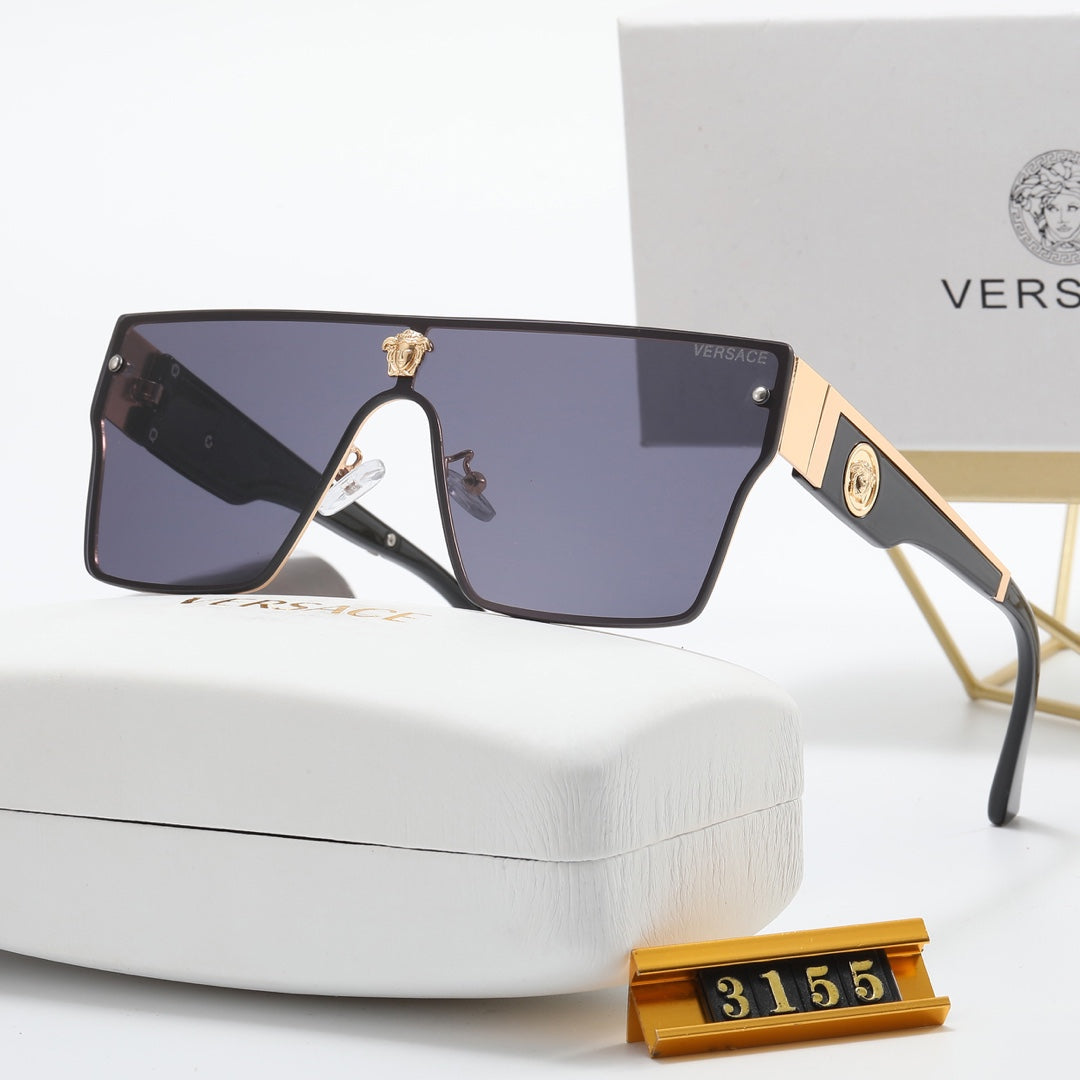 5 Color Fashion Square Inner Frame One-Piece Polarized Sunglasses - DEEPREPS