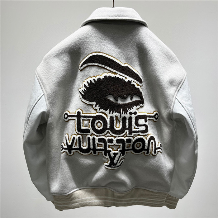 2023fw LV Real Leather Jacket Top Version - DEEPREPS