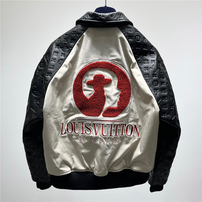 2023fw LV Real Leather Jacket Top Version - DEEPREPS