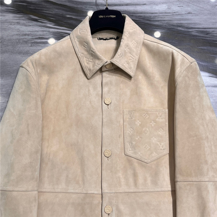 2023fw LV Real Leather Jacket Top Version - DEEPREPS