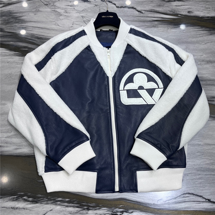 LV Real Leather Jacket Top Version - DEEPREPS