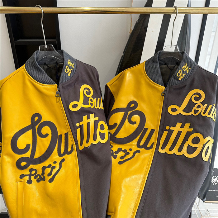 2023fw LV Real Leather Jacket Top Version - DEEPREPS