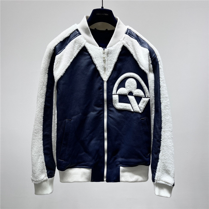 LV Real Leather Jacket Top Version - DEEPREPS