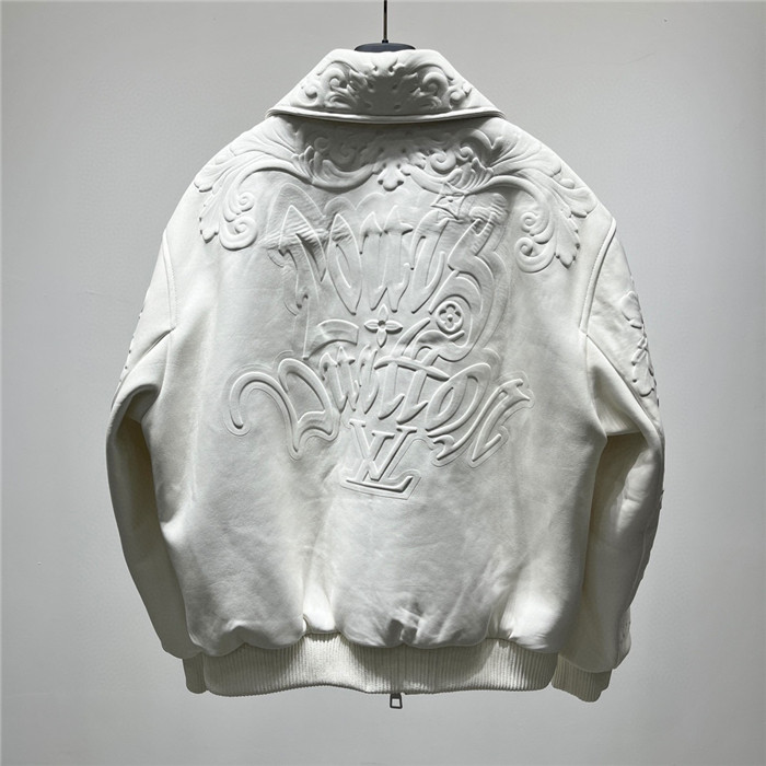 2023fw LV Real Leather Jacket Top Version - DEEPREPS