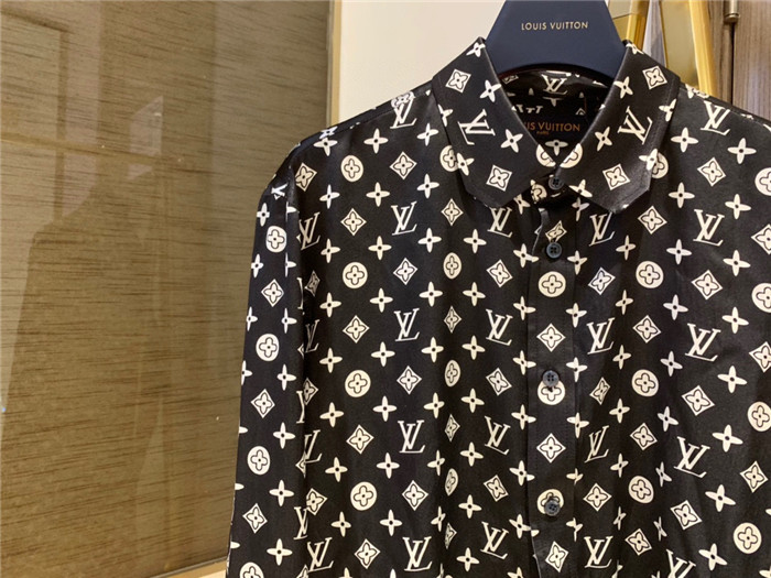 2023fw LV Silk Shirt Shorts Top Version - DEEPREPS