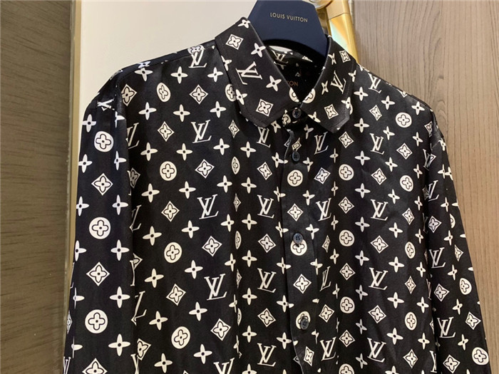 2023fw LV Silk Shirt Shorts Top Version - DEEPREPS
