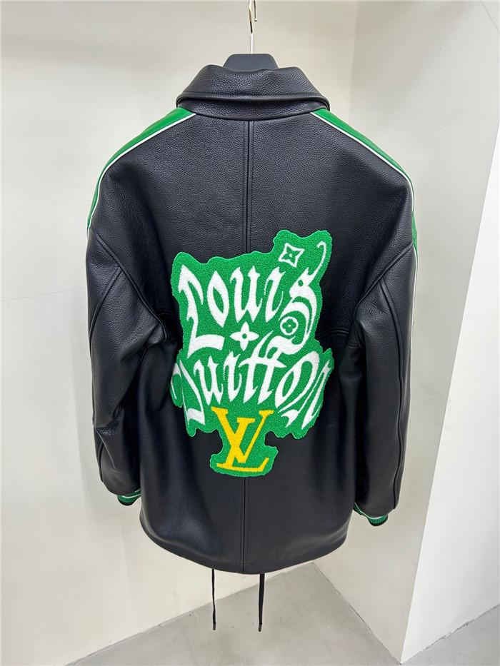 2023SS LV Real Leather Jacket Top Version - DEEPREPS