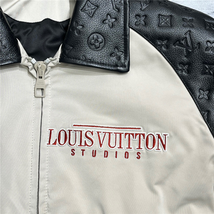 2023fw LV Real Leather Jacket Top Version - DEEPREPS